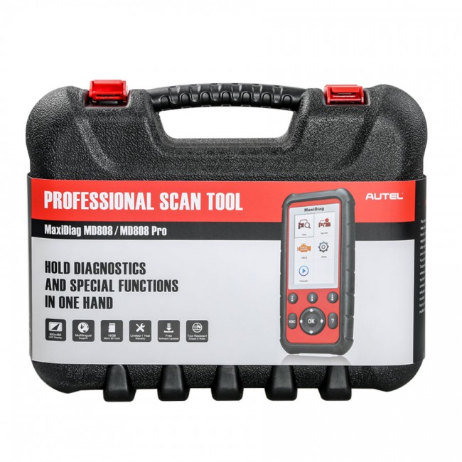 100% Original Autel MaxiDiag MD808 Diagnostic Tool for Engine/ Transmission/ SRS and ABS Systems