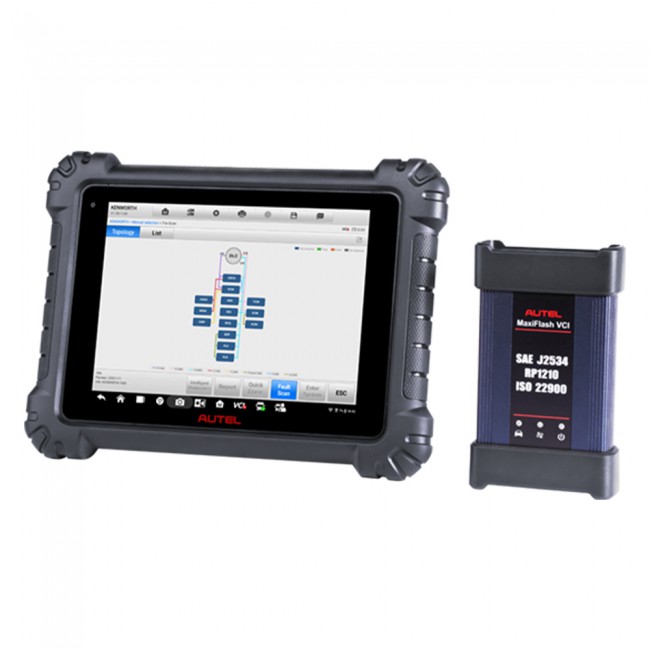 2022 Original Autel MaxiSYS MS909CV Heavy Duty Bi-Directional Diagnostic Scanner W/ Bluetooth J2534 VCI No IP Limitaion (Global Version)