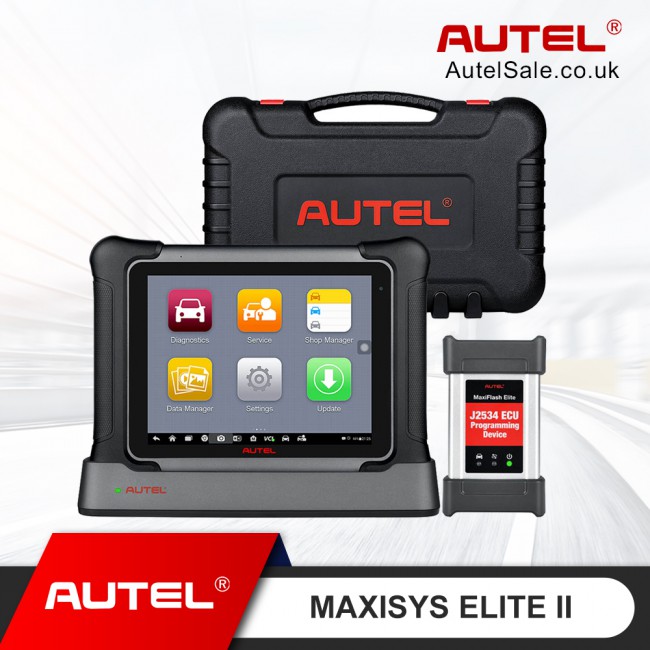 [Multi-Language] [UK Ship ] Autel Maxisys Elite II Diagnostic Tool Support J2534 ECU Programming with Upgraded Premium Hardware (Upgraded of Elite)