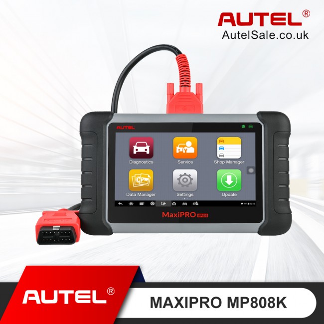 [Flash Sale] [Ship from UK] Original Autel MaxiPro MP808K with OE-Level All Systems Diagnosis with Bi-Directional Control Key Coding Same as DS808K