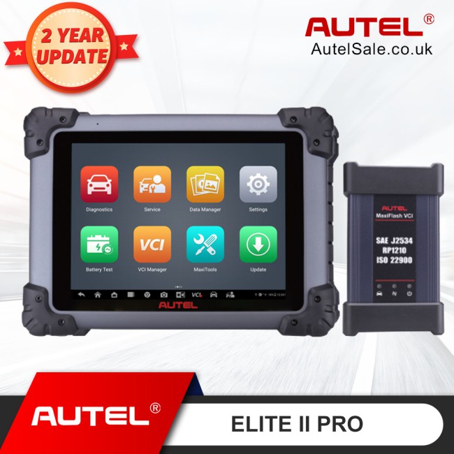 Multi-language Autel MaxiSys Elite II Pro 9.7'' Android 10 Diagnostic Tablet with MaxiFlash VCI DoIP & CAN FD Upgraded of Elite II