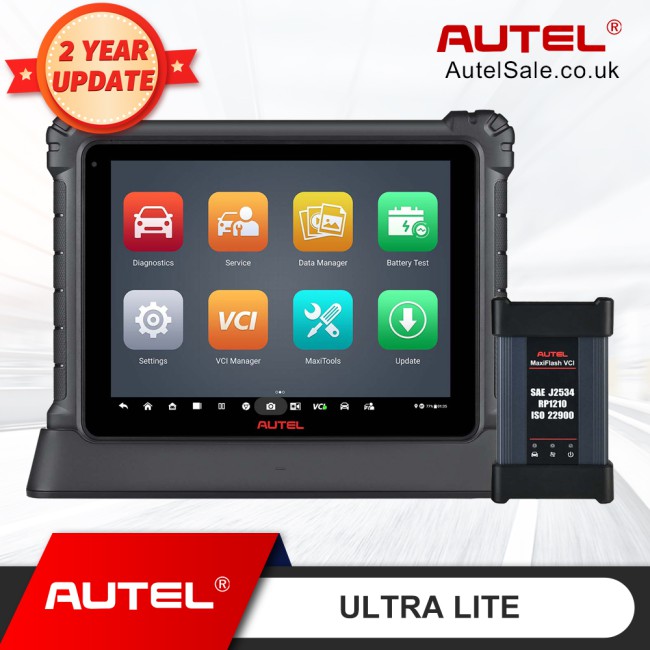 2024 Autel MaxiCOM Ultra Lite Top Auto Diagnostic Tool with J2534 ECU Programming & ECU Coding & Diagnos Upgraded of MK908P