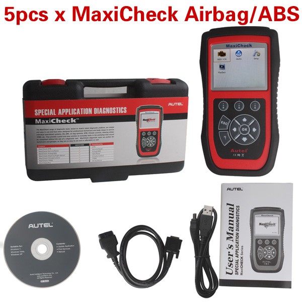 5pcs/lot Wholesale Price Autel MaxiCheck Airbag/ABS SRS Light Service Reset Tool