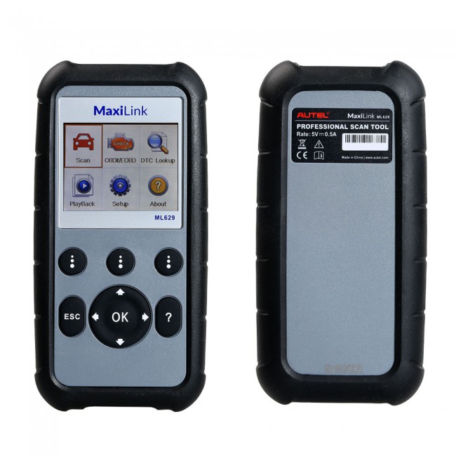 Autel MaxiLink ML629 ABS Airbag Code Reader Check Engine Transmission Codes Upgrade of ML619 AL619 Free Update Online