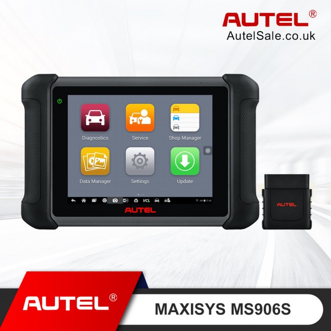 [Multi-Language] Autel MaxiSYS MS906S Advanced Diagnostic Scanner 8'' Active Test Bi-directional Android NO Limit Upgrade of MS906 31+ Services
