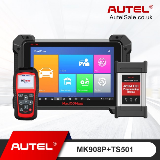 Buy Autel MaxiCOM MK908 PRO II Automotive Diagnostic Tablet Upgraded Version of Autel MK908PRO Get Autel TS501 For Free