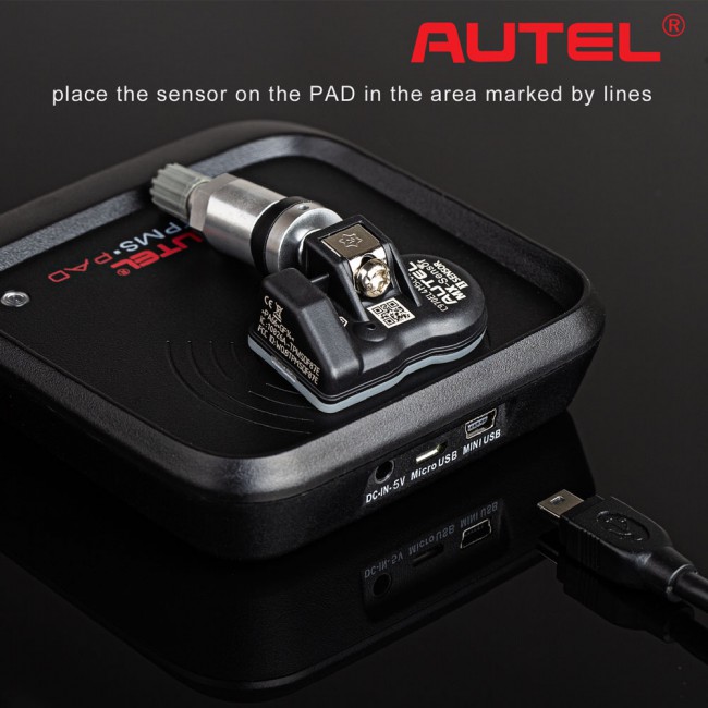 Buy Original Autel MaxiTPMS PAD TPMS Sensor Plus V5.03 Autel MX-Sensor 433MHz and 315MHz 2 in 1 Universal Programmable TPMS Sensor