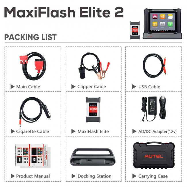 Autel Maxisys Elite II Automotive Diagnostic Tablet with Free Autel BT506/ MSOBD2KIT/MV108S