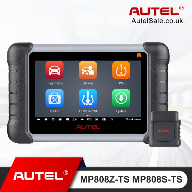 Multi-language 2024 Autel MaxiPRO MP808TS MP808Z-TS MP808S-TS Full Diagnose & TPMS Relearn Tool Sensor Programming Newly Adds Battery Testing