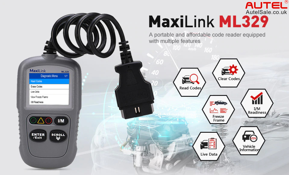 Autel MaxiLink ML329 multiple features