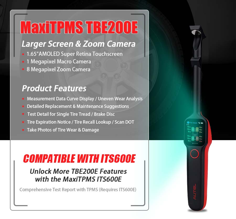 MaxiTPMS TBE200E Features